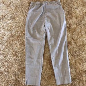 Gray/Tan skinny dress pants